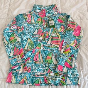 Lilly Pulitzer captain popover in pop up ugotta regatta